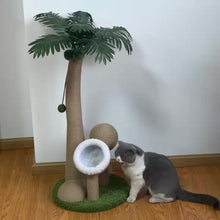 Cat tree tropical design