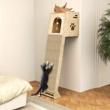 Cat tree house, climbing