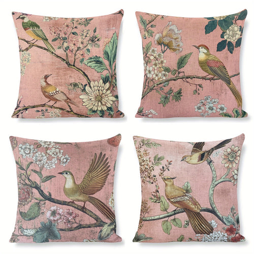 CHINESE PATTERN FLOWERS COVER CUSHIONS