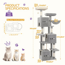 Cat tree scratching tower