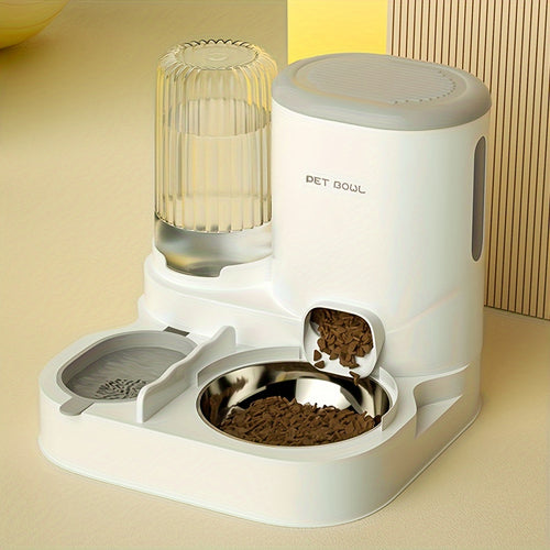 Cat water and food dispenser automatic