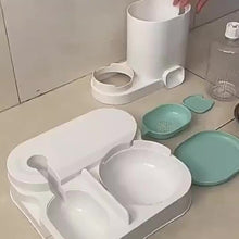 Cat water and food dispenser automatic