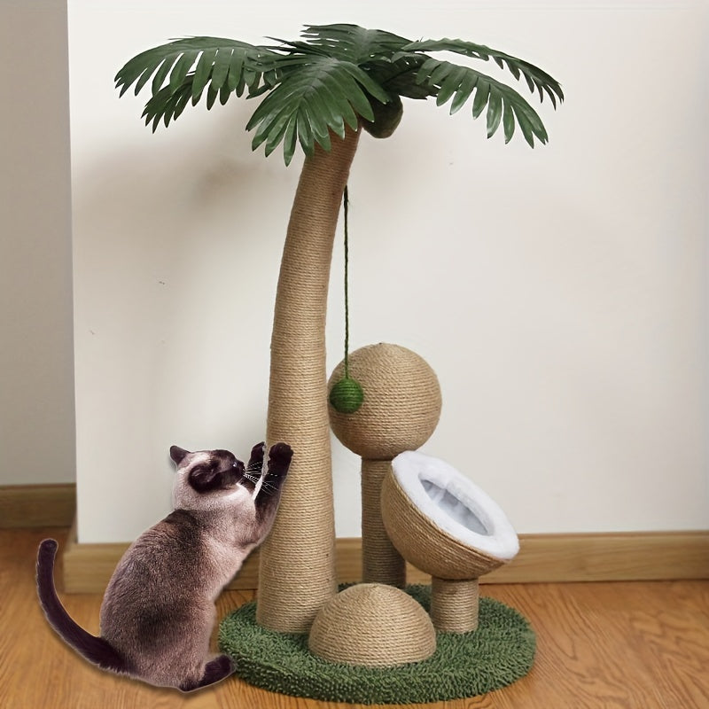 Cat tree tropical design