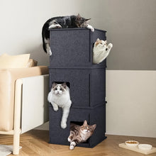 1pc Stackable Felt Cat Cube House,