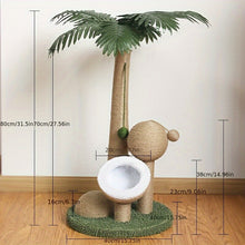 Cat tree tropical design