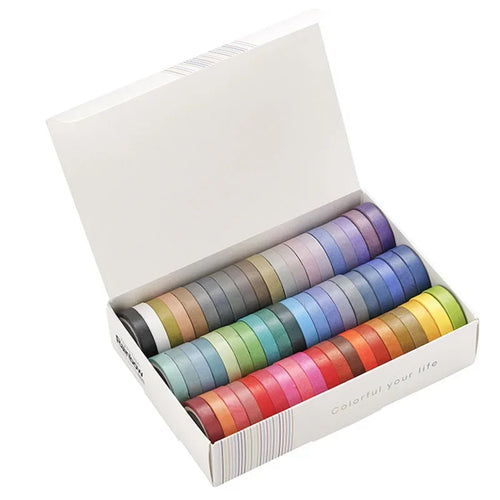 COFFRET RUBAN COLORES SCRAPBOOKING UNI