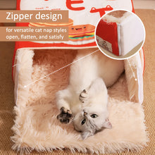 Snack box cat bed cushion