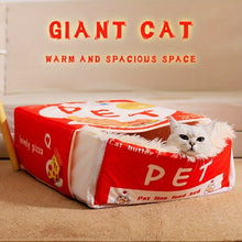 Snack box cat bed cushion
