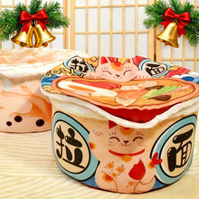 Noddle ramen cat bed nest cushion