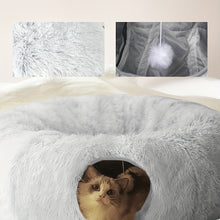 Plush 2in1 Cat Tunnel Bed